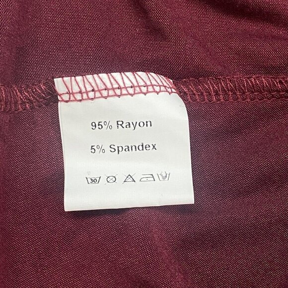 GLAMIX Fit Flare Maternity Dress Sleeveless Red S 61-5 NWT - Picture 12 of 13